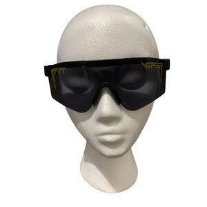 Pit Viper Men's Sport Black Wraparound Sunglasses